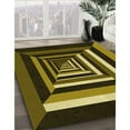 thumbnail image 3 of Ahgly Company Tapis Rond Lavable en Machine Intérieur Caramel Brun, 5 Pieds Rond, 3 of 7