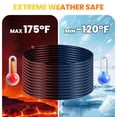 thumbnail image 4 of Self-Sinking 3/8" Aeration Hose 100ft with Clamps & Copper Menders for Easy Installation, Pond Diffused System, 4 of 7