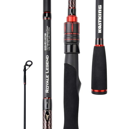 KastKing Royale Legend Casting & Spinning Fishing Rods – Designed Specifically for Bass Fishing - 1 & 2 pc Fishing