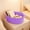 Purple, variant on Hohaski Weaving Basket with Handle for Storage Shelf Wardrobe Organizer Gift Basket with Ribbon and Bag Decorations