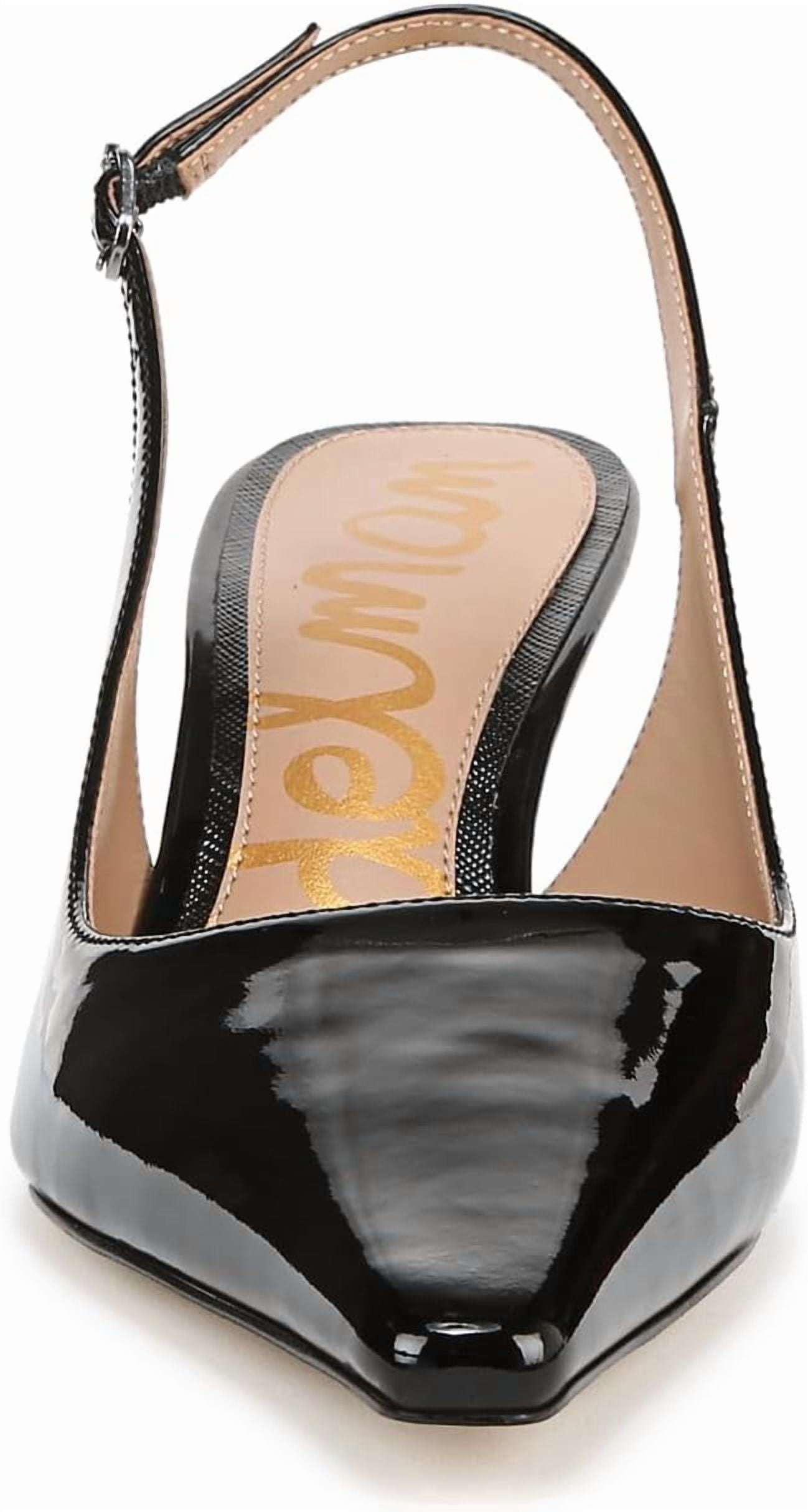 Sam Edelman Women's Bianka Sling Black Patent Leather 9M - Walmart.com