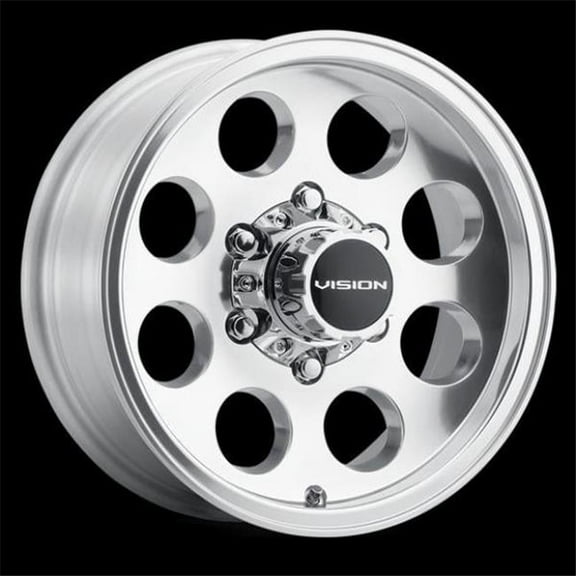 Vision 56-5883P-19 6 x 139.7 mm Midway Wheel Rim - Polished