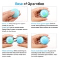 thumbnail image 2 of BESTSKY 2026 New Interactive Cat Toys Ball Automatic Rolling & Usb Rechargeable with Led Light for Indoor Playing, Green Smart Motion Pet Ball, 2 of 7