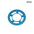 thumbnail image 3 of 4 Pièces Roue Anneau Mis en Roues Pièces Mise à Niveau Composant Jante Bagues Extérieures Modification Remplacement pour TRX4 SCX10 90046 D90 Bleu, 3 of 8