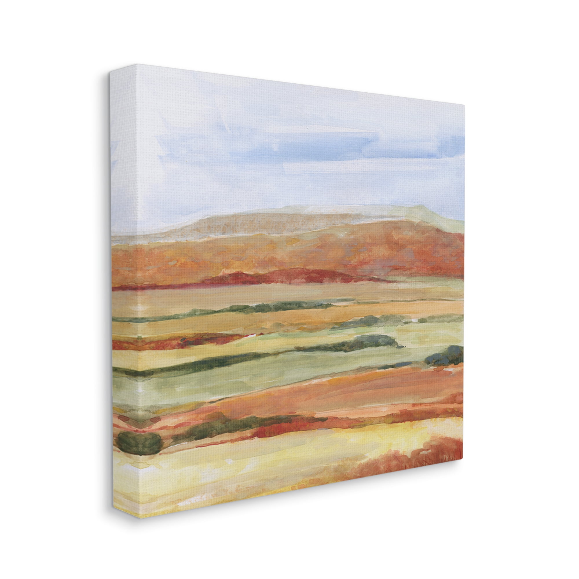 Stupell Industries Abstract Desert Landscape Abstract Painting Gallery Wrapped Canvas Print Wall Art, 36 x 36