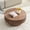 31.49"Walnut+Storage, variant on Mirightone 31.49'' Modern Round Burl Wood Veneer Coffee Table, Farmhouse Round Coffee Table with Sturdy Pedestal for Living Room Office Apartment, Walnut