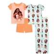 thumbnail image 1 of Conjunto de pijama Disney Girls FLORAL MOANA, 4 piezas, 100% algodón, 10 años, 1 of 7