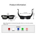 thumbnail image 7 of Led Glasses App Controlled Bluetooth Luminous Glasses Usb Rechargeable With Diy/ Text/Graffiti/Animation/Rhythm Suitable For Parties,Festivals,Carnivals,Christmas,Halloween (Multi-Color), 7 of 7