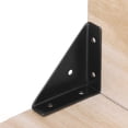 thumbnail image 3 of Ana 4PCS/set Heavy Iron Angle Corner Brackets Protector Right Angle Corner Stand For Furniture Wood Connection Support Black/White Home Decor, 3 of 10