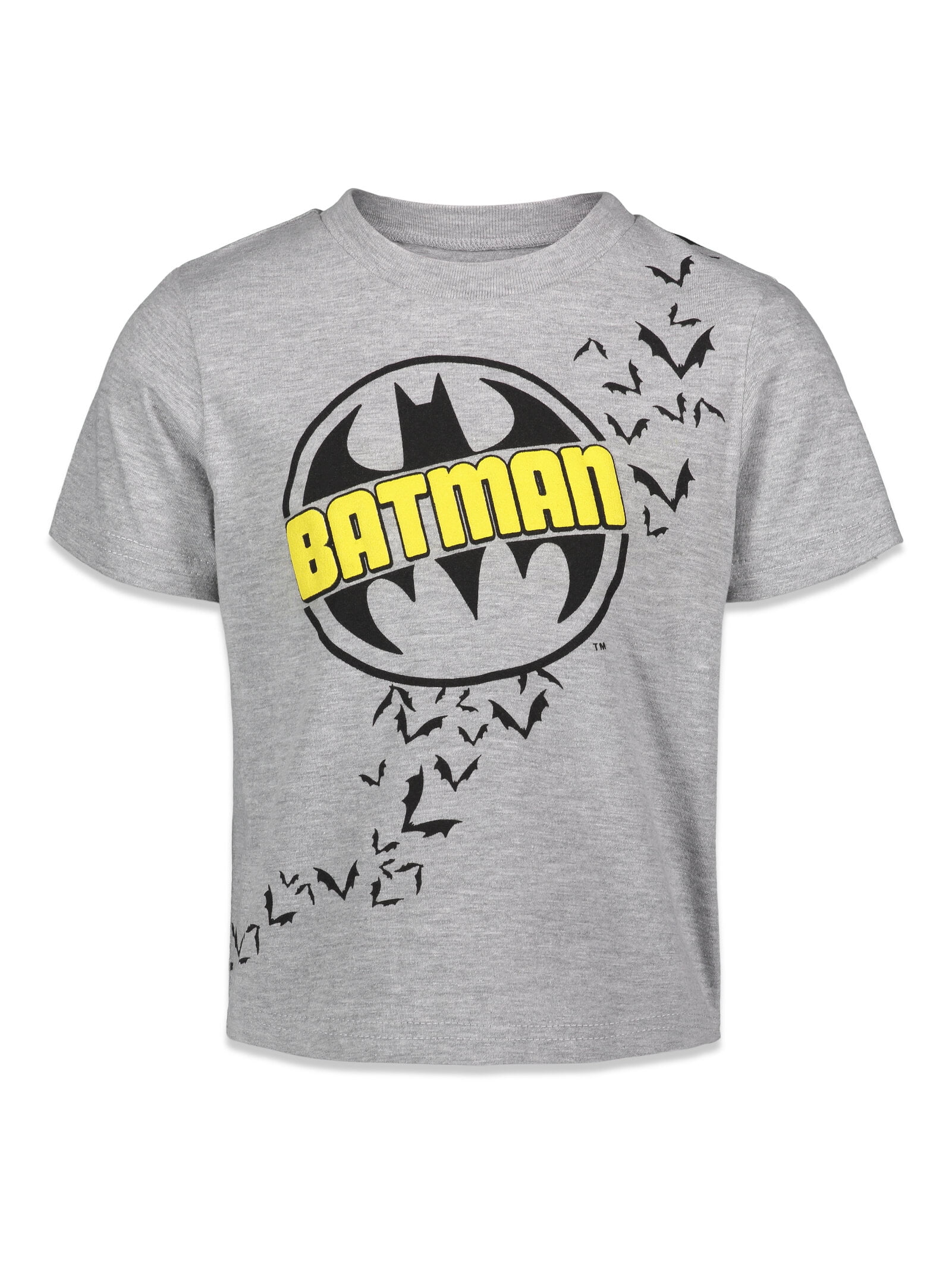 DC Comics Batman Joker Riddler Little Toddler Boys 3 T-Shirts Pack Kid Big to