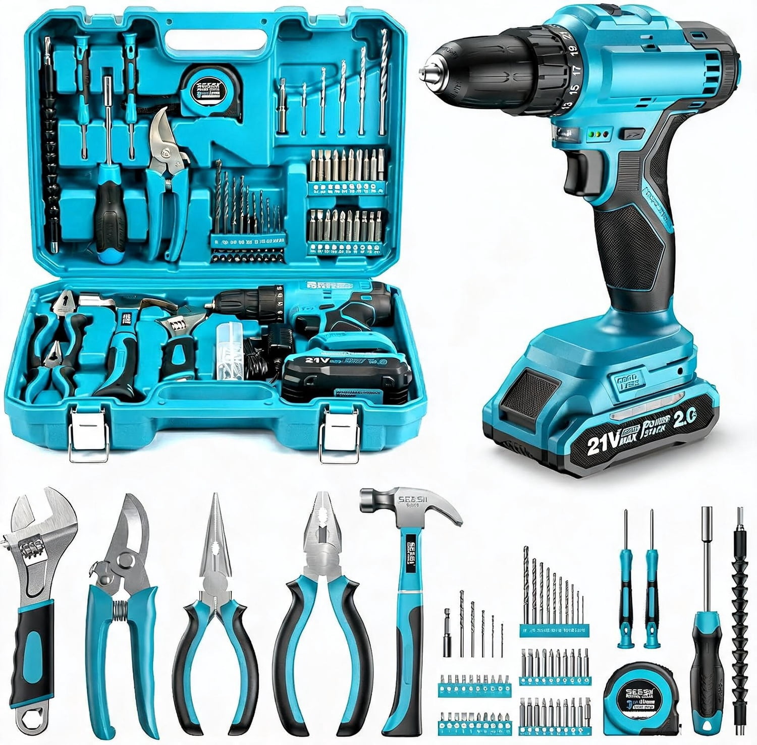 Florida Pneumatic Mfg 986 1/2 Reversible Pistol Drill - Walmart.com