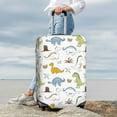 thumbnail image 4 of Uemuo Dinosaur Printed Washable Luggage Cover - Fashion Suitcase Protector Fits 18-32 Inch Luggage -X-Large, 4 of 9