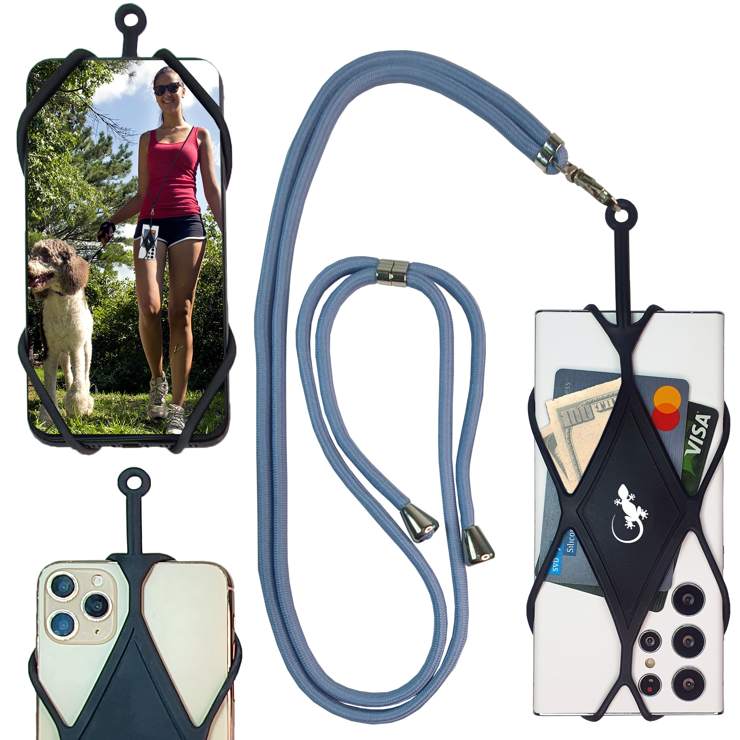Universal Crossbody Cell Phone Lanyard - by Gecko Phone Neck Holder ...