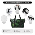 thumbnail image 3 of Honeii Lush Foliage Green Plant Print Hand Travel Bag,Travel Duffle Bag, Waterproof Weekender Bag,Carry On Tote Bags,Weekender Tote Bag,for Weekend and Business Travel, 3 of 7