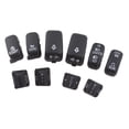 thumbnail image 4 of 10 Unids / Set Cubierta De Botón De Carcasa De Interruptor De Motocicleta Para 06-12 Negro Macarena Tapa de la cubierta del botón del interruptor, 4 of 7