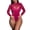 A, variant on Ladies Sheer Mesh Net Lingerie Long Sleeve Bodysuit Hollowout Fishnets Mock Neck See Through Jumpsuit Tights Clubwear