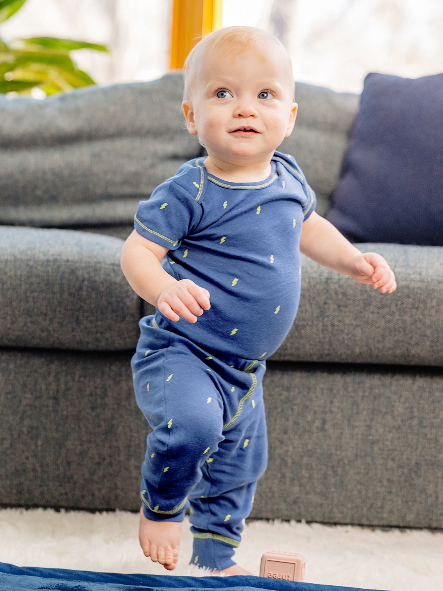 Gerber Baby Boy Cotton Pants, 2-Packs, Sizes Newborn - 12 Months