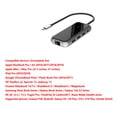 thumbnail image 2 of USB C Hub 8 en 1 USB Type C Hub Adaptador HD USB C a 4K HD PD Cargador 3 puertos USB 3.0 Lector de tarjetas SD TF Vogacara EL3275-00B, 2 of 2