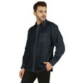 thumbnail image 4 of Bestman Solid Shirt For Mens Long Sleeves With Cuff Patch Pocket Shirt Cotton Office Wear, 4 of 7