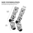 thumbnail image 2 of Picia Floral Sugar Skull Portrait Printed Sports Compression Socks - 15-20mmHg Graduated Compression, High-Performance Soft and Breathable Socks for Men and Women, 2 of 5