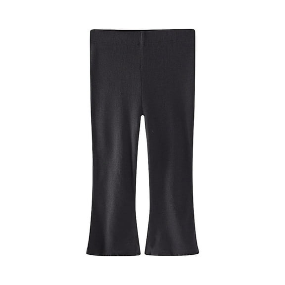 SGMVNU Children's Bottom Pants Summer Thin Ice Silk Style Little Girl Casual Versatile Western Style Comfortable For Everyday Casual Pants(Size 3-4 Years,Dark Gray)