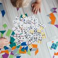 thumbnail image 2 of MOVTOTOP Melamine domino Set for Party Use Assorted Color Durable Lightweight Toy 28pcs, 2 of 8