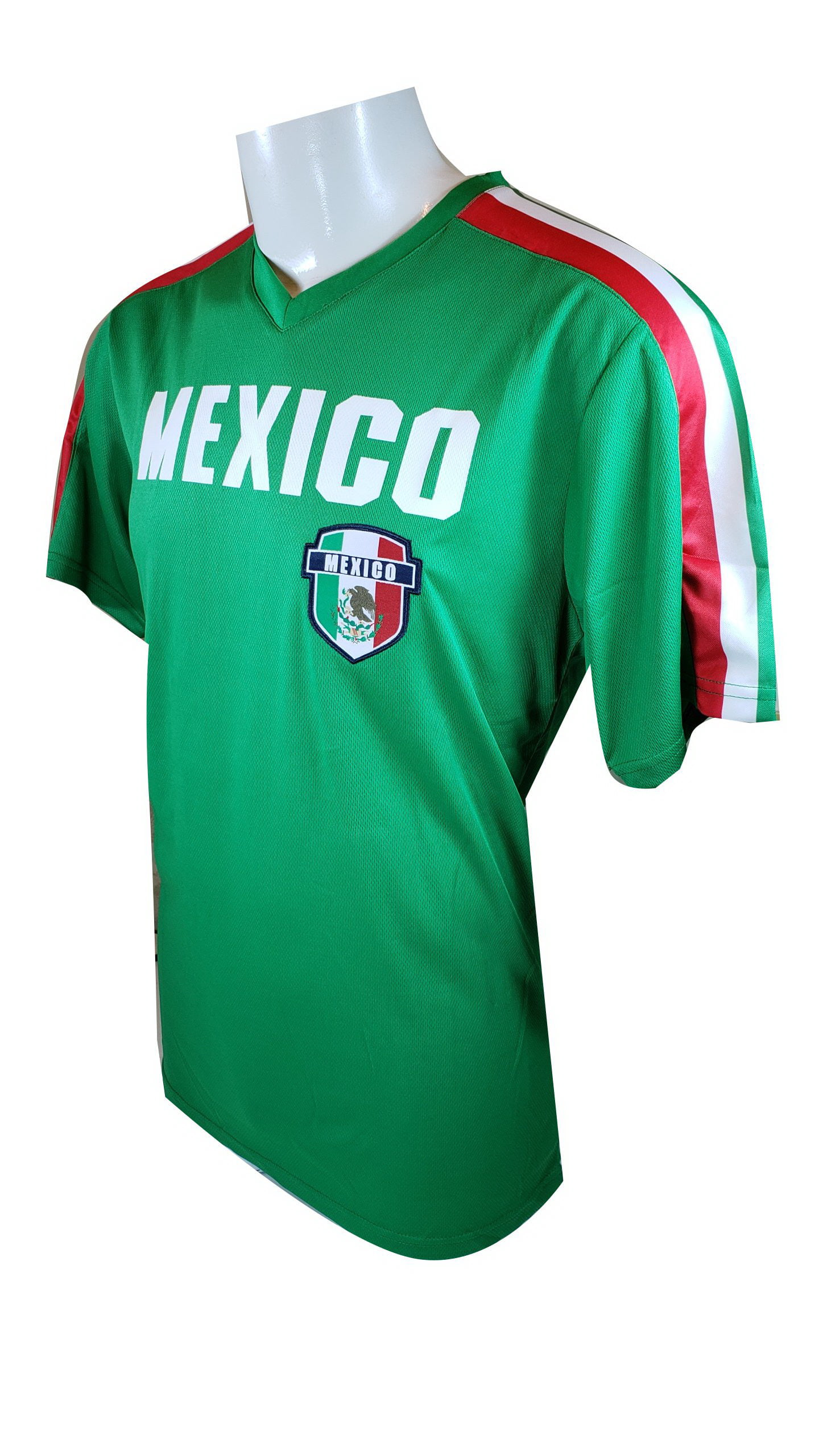Men's Mexico Soccer Jersey  Black and Pink Mexico Unbranded Jersey 