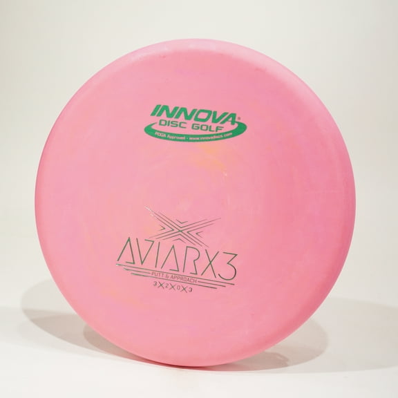 Innova DX AviarX3 Disc Golf Putter & Approach Disc, Pick Color/Weight [Stamp & Exact Color May Vary] Pink 170-172 grams