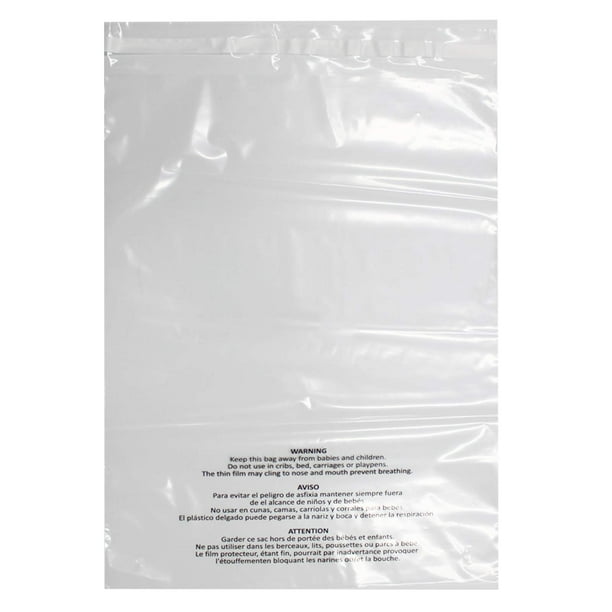 Bolsas de polietileno Belinlen, 300 unidades, 23 x 30,5 cm, autoadhesivas, transparentes