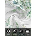 thumbnail image 7 of Green Eucalyptus Leaves Cloth Napkins Set of 6 Reusable Dinner Napkins, Daisy Floral Summer Botanical Wooden Cocktail Napkin Washable Table Napkins for Wedding/Holiday Party/Baby Shower 20"x20", 7 of 7