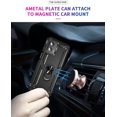 thumbnail image 4 of Case for Moto G 5G 2023 with 2 Pcs Tempered Glass Screen Protector [Built-in Stand] [Military Grade Drop Protection] Rugged Shockproof Protective Phone Cover, Black, 4 of 14
