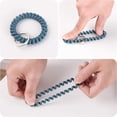 thumbnail image 3 of CHUANK Bracelet Extensible Porte-Clés Rétractable Porte-Clés Élastique Attaches Cheveux Ressort Flexible Porte-Clés pour Sports Extérieur Gym Piscine 10 Pcs Multi-Couleur, 3 of 8
