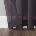 thumbnail image 5 of No. 918 Emily Voile Sheer Grommet Curtain Panel, 59"x84", Fig Purple, 5 of 7