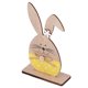 thumbnail image 4 of Decoración artesanal de madera, adorno de conejo de madera, lindo escritorio de Pascua, decoración de conejito, adorno de escritorio para el hogar, rendimiento probado, 4 of 8