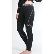 Pajar PAJPW3105BK-XL Female Merino Wool Long Underwear, Black - Extra Large