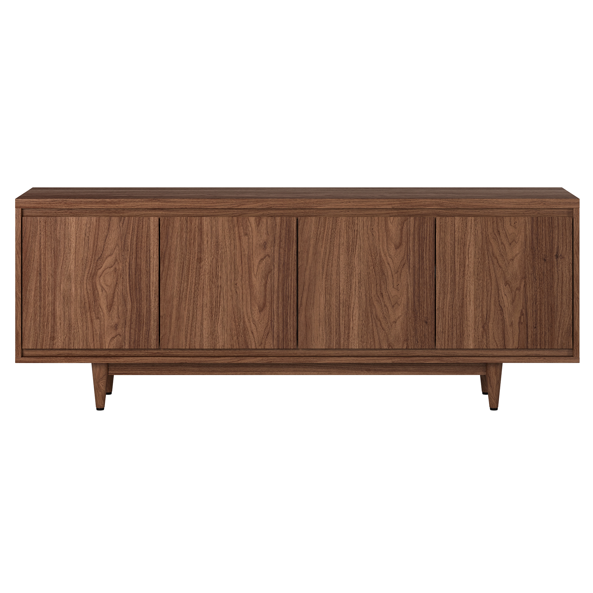 Aelin Rectangular TV Stand for TV's up to 75" in Satin Walnut
