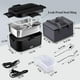 thumbnail image 5 of Nifogo Fiambrera eléctrica para adultos 80W Fiambrera portátil con calefacción para hombres 3 en 1 Calentador de alimentos portátil 110V/12V/24V con recipiente y bolsa de acero inoxidable extraíble de, 5 of 5