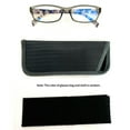 thumbnail image 7 of 3 Pack Blue Light Blocking Reading Glasses for Women, Spring Hinge, 3 colors, Anti Eyestrain, +3.25, 7 of 7