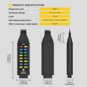 AUTOOL Automotive 16 Pin OBD2 Protocol Diagnostic Detector ,Breakout Box OBD line Tester for OBD2 Scanner, Car Code Reader, Car Computer Reader