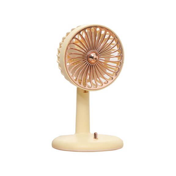 Fnyoxu Rechargeable Usb Fan,Portable In A Straight,Two Speed Wind Speed,Desktop Fan,Regolabile Angle Up and Down Sway Head