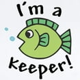 thumbnail image 2 of CafePress - I'm A Keeper! (Fish) Infant / - Baby Light Bodysuit, Size Newborn - 24 Months, 2 of 4