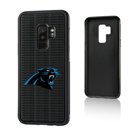 Panthers Cell - Carolina Panthers Galaxy Text Backdrop Design Bump Case