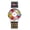 Slver-b, variant on Analog Quartz Watches for Women: Large Arabic Numeral Dial Bohemian Round Wristwatch with Genuine Leather Strap for Leisure Business Gifts