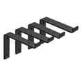 thumbnail image 2 of Floating Iron Wall Shelf Brackets Heavy Duty Simple Design Wall Shelves Suitable for Bookshelf Shoe Rack  1PCS 20*4*15cm, 2 of 8