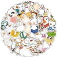 thumbnail image 2 of Set de stickers Hapiuen de 50 piezas, adorables patitos de vinilo impermeables, 2 of 7