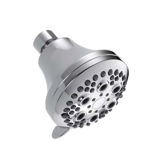 Thrifco 4809025 5 Pattern Multi-Function Massage Wall Mount Fixed Shower Head – Chrome