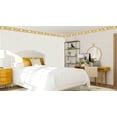 thumbnail image 4 of Dundee Deco's Peel and Stick Wallpaper Border - Abstract Green Yellow Squares Wall Border Retro Design, 15 ft x 7 in, Self Adhesive, 4 of 6