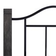 thumbnail image 3 of Hillsdale Meubles Dumont Métal Twin Tête de Lit avec Double Arc Rouleau Noir, 3 of 6