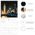 thumbnail image 3 of Graphique 2023 London Glitz Mini Wall Calendar - 7” x 7” - Thick Paper - Home & Office Organizer - Large Monthly Grid - 3 Languages & Marked Holidays - 4 Month Preview Page for 2024, 3 of 7
