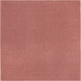thumbnail image 2 of Rugs.com Everyday Solid Collection Rug – 10 Ft Square Rust Red Medium Rug Perfect For Living Rooms, Kitchens, Entryways, 2 of 8